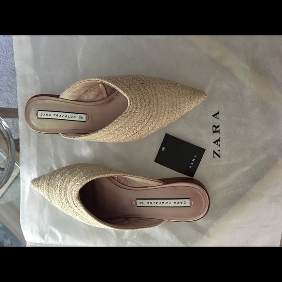 zara braided mules